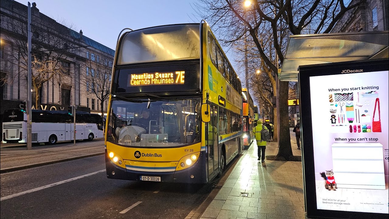 Dublin Bus | Volvo B9TL ADL Enviro400 | EV28 - 07-D-30028 | 7E to Mountjoy Square