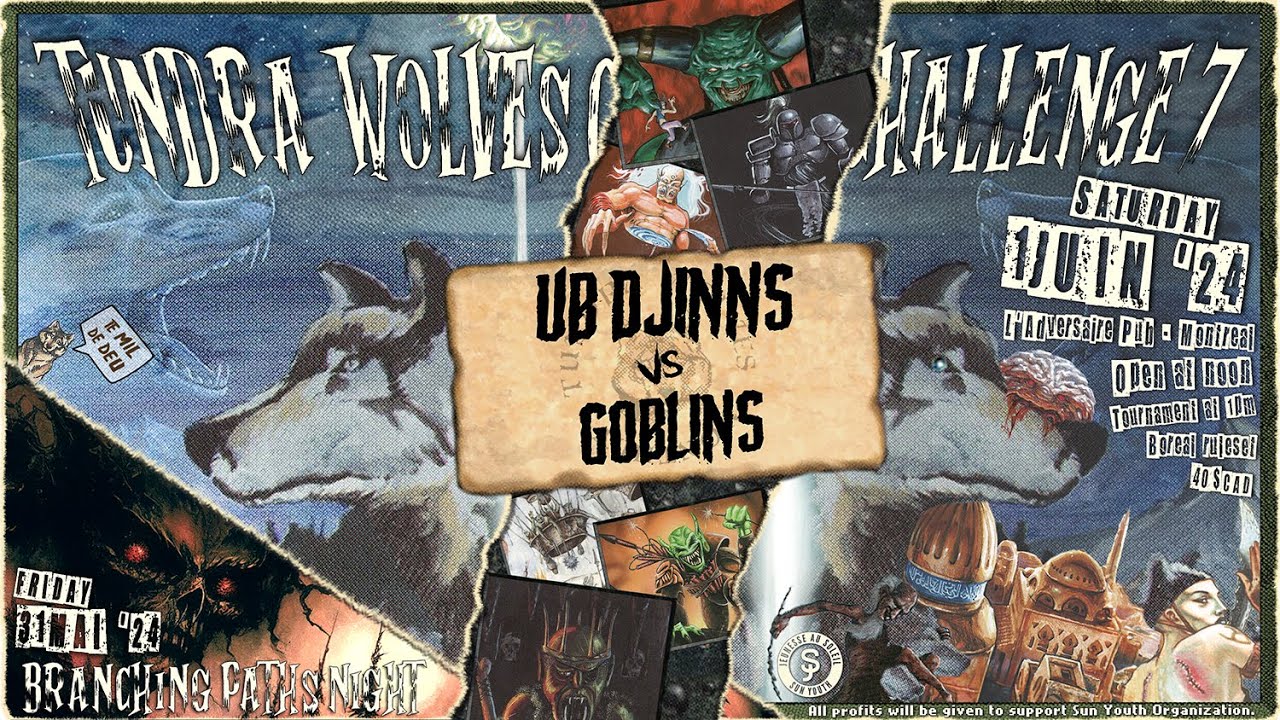 UB DJINNS vs GOBLINS, Old School MTG - 6/7 Tundra Wolves Challenge 7 (2024-06-01)