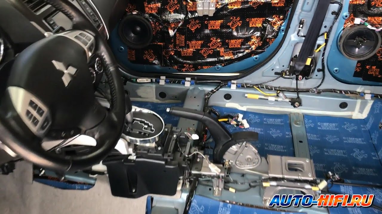 Полная шумоизоляция Mitsubishi ASX