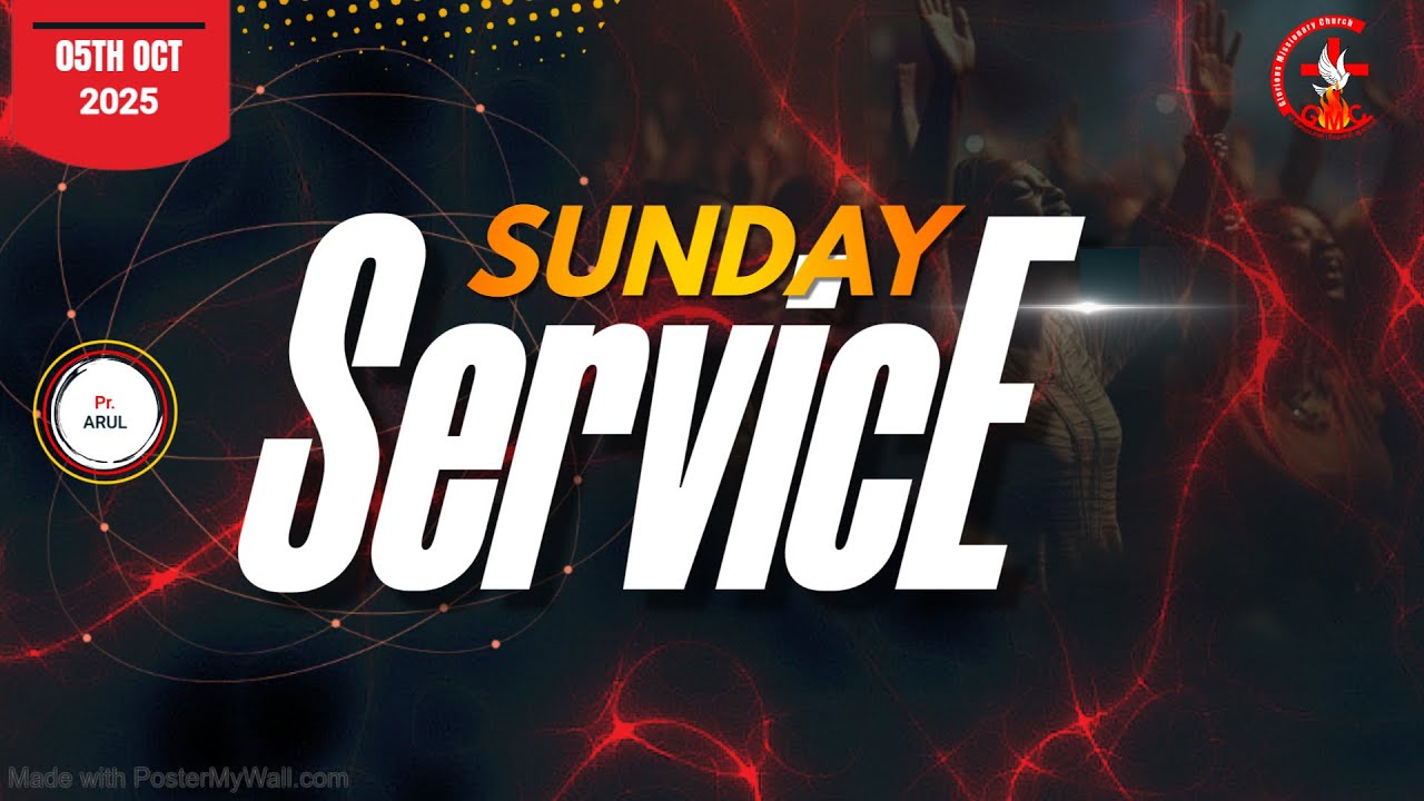 SUNDAY SERVICE | ஞாயிறூ ஆராதனை | WORD OF GOD | Pr. Arul | 05/10/2025 | GMC TOULOUSE