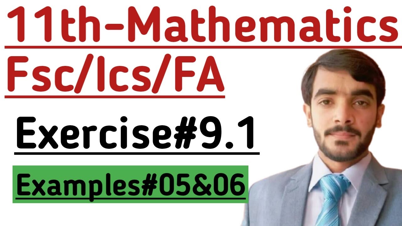 Fsc Math part 1 chapter 09 Exercise#9.1Example#05&06|11th class Math Trigonometry|math4 world