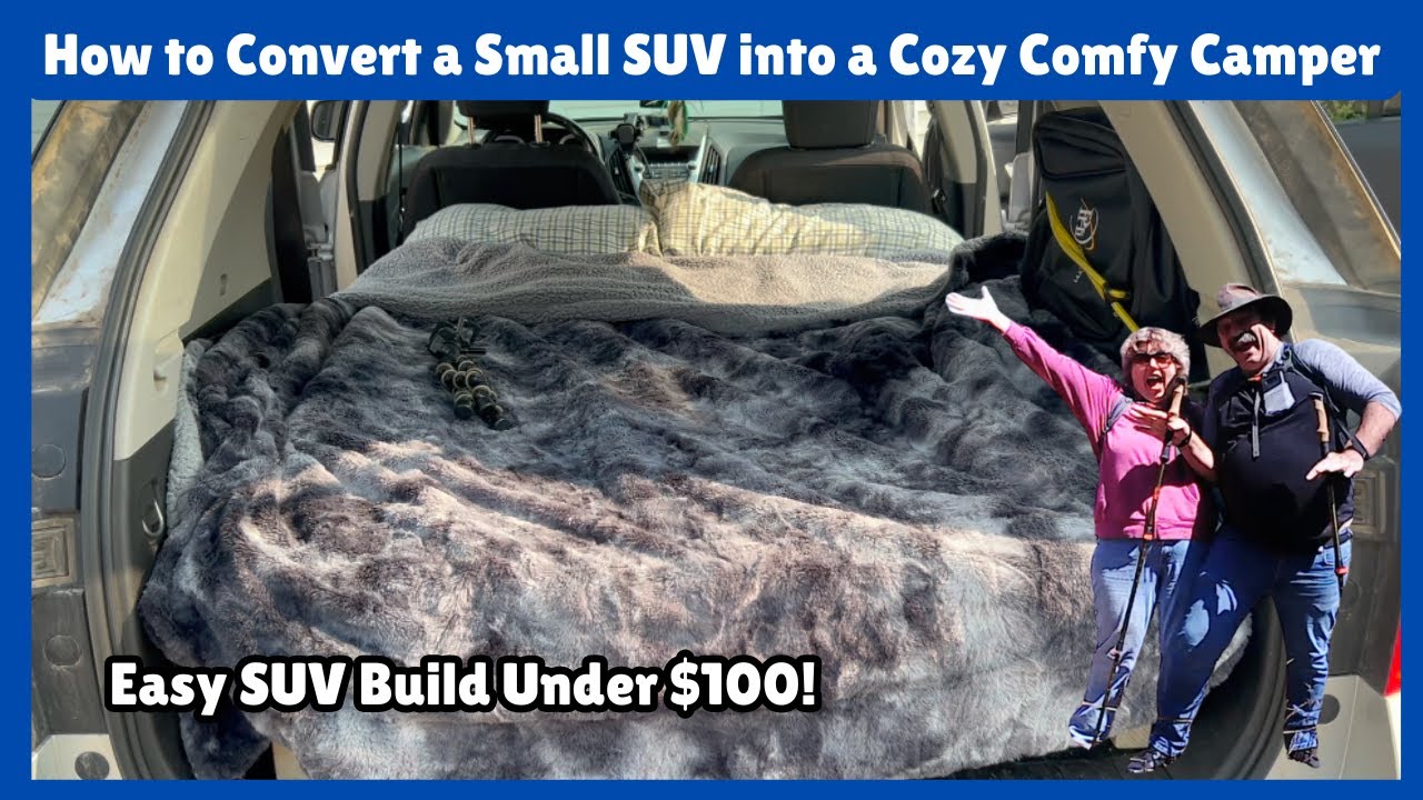 COZY MICRO CAMPER Tour: See How We Converted Our Chevrolet Equinox SUV for Road Trips