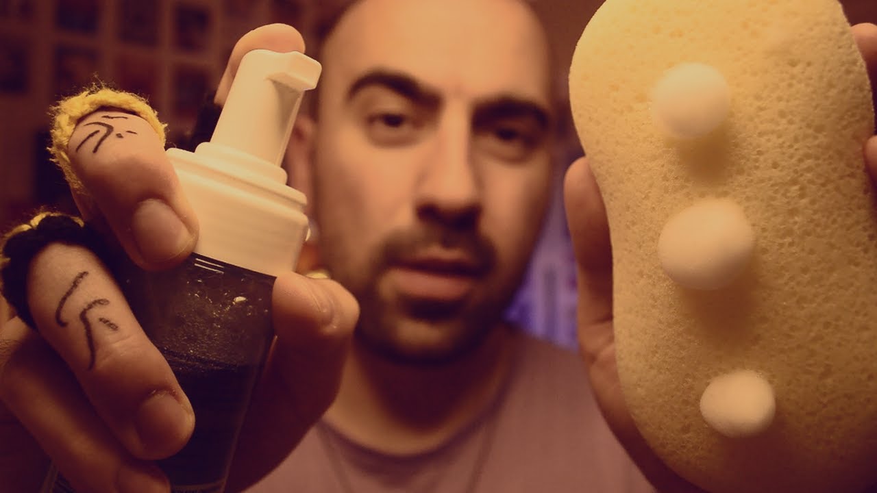 ASMR Массаж лица для снятия стресса, напряжения, беспокойства ACMP