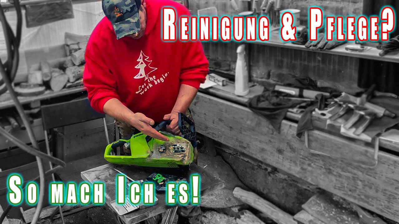 Kettens&auml;ge Pflegen / Ger&auml;tepflege / So geht's