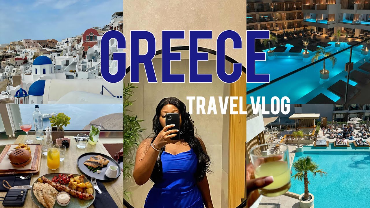GREECE TRAVEL VLOG: CRETE, DAY TRIP TO SANTORINI, HOTEL RESORT & SPA