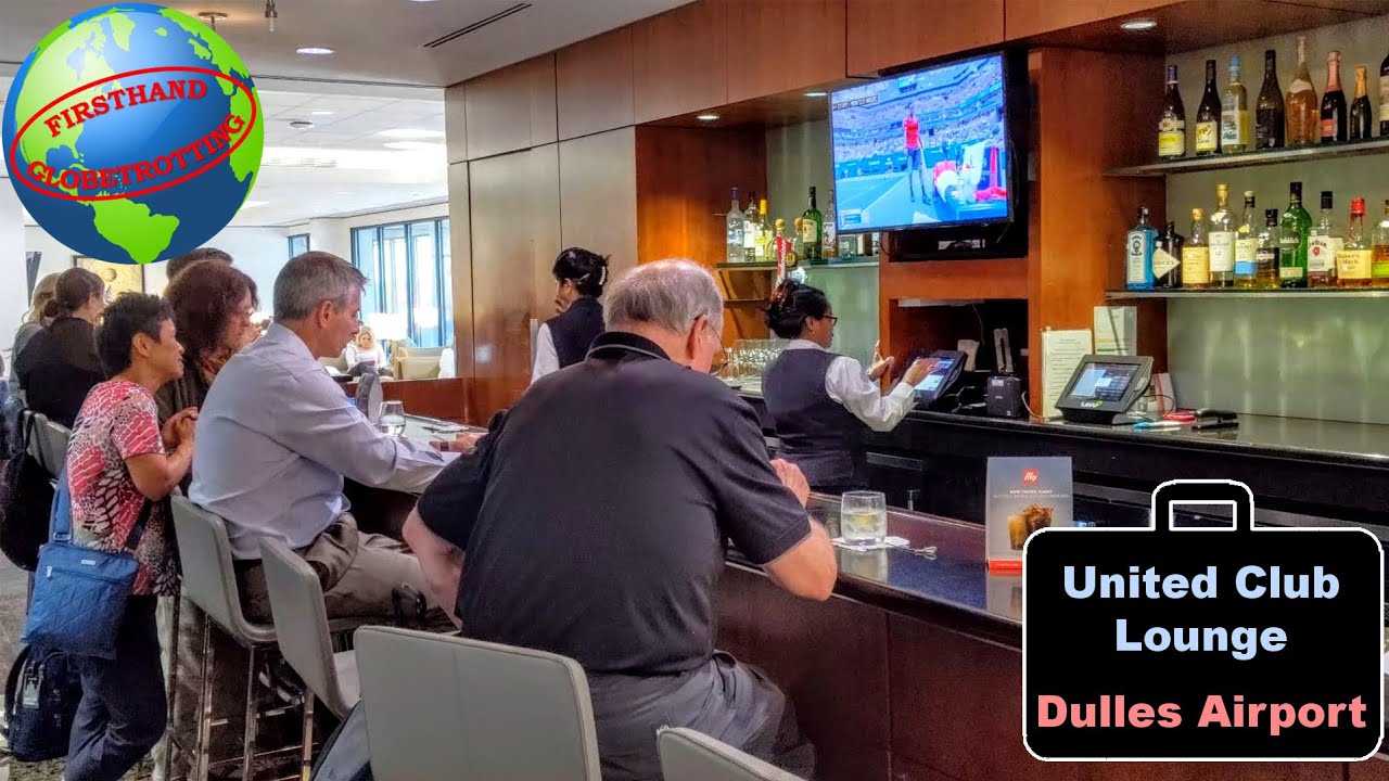 United Club lounge at Dulles Airport (Washington, DC) | Tour of the amenities, perks and benefits