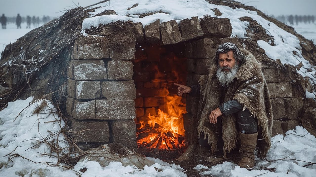 Everyone Laughed at His Dirt-Wall Shelter — Then It Survived a −47°F Arctic Front