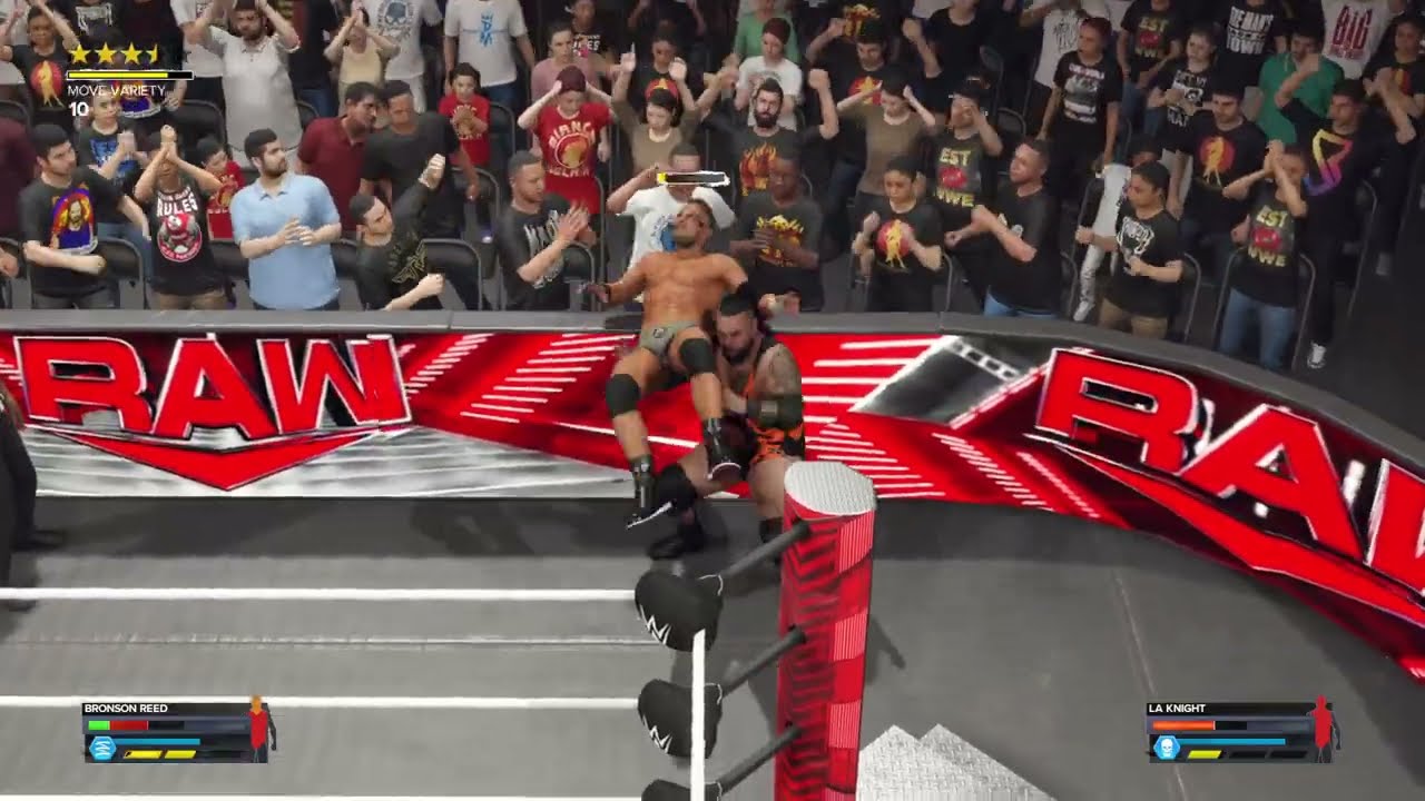 WWE 2K24 Bronson Reed vs L.A Knight No Holds Barred