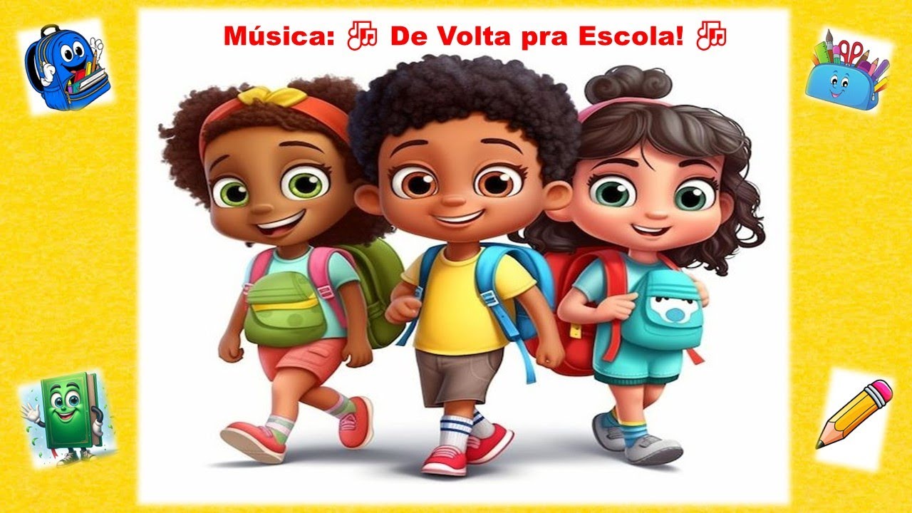 Música: 🎶 De Volta pra Escola! 🎶 #voltaasaulas #históriainfantil #educação #aprenderbrincando