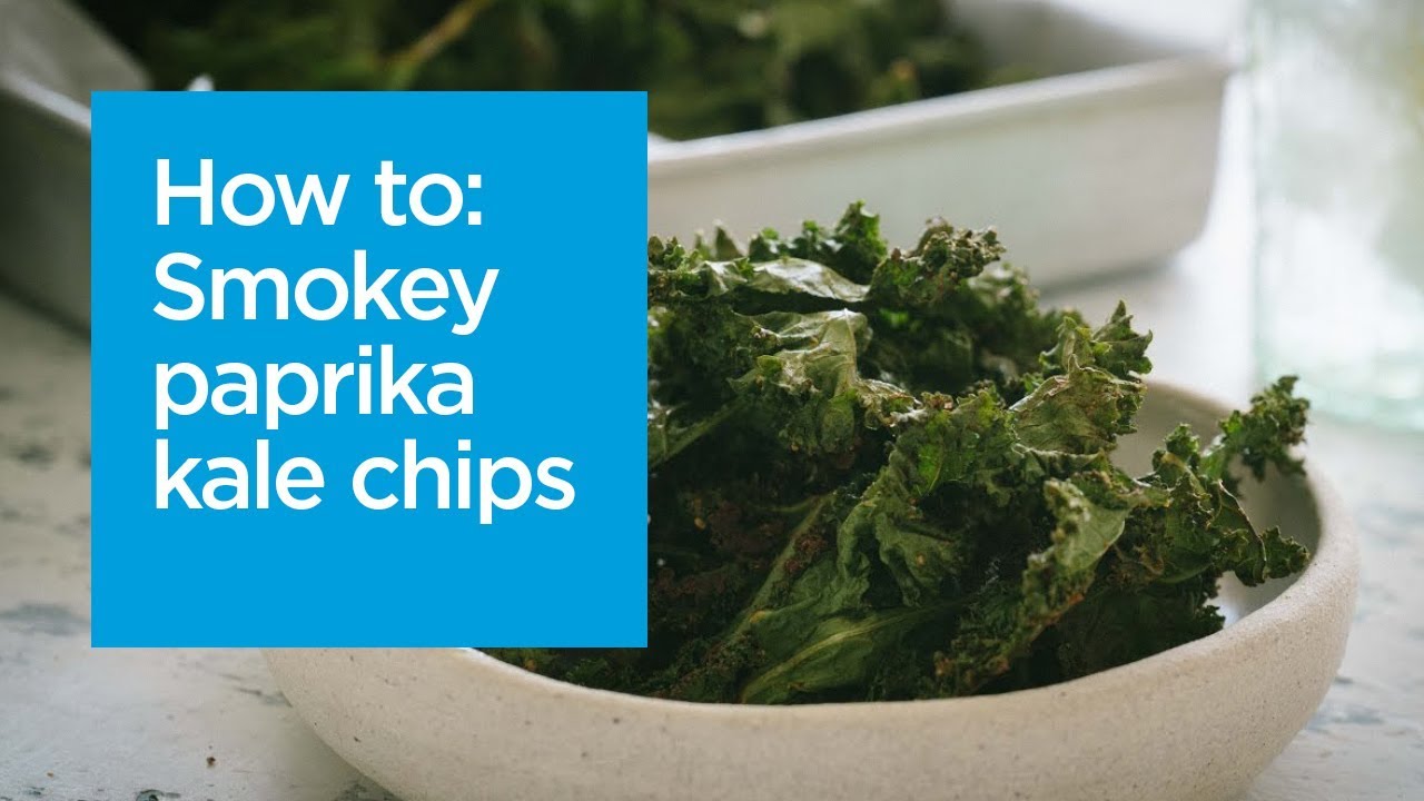 Smokey paprika kale chips