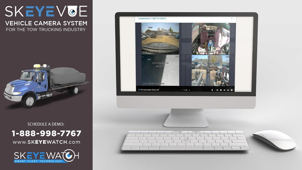 Best Tow Truck Camera System in 2023 - Repo Truck Cameras | skEYEvue