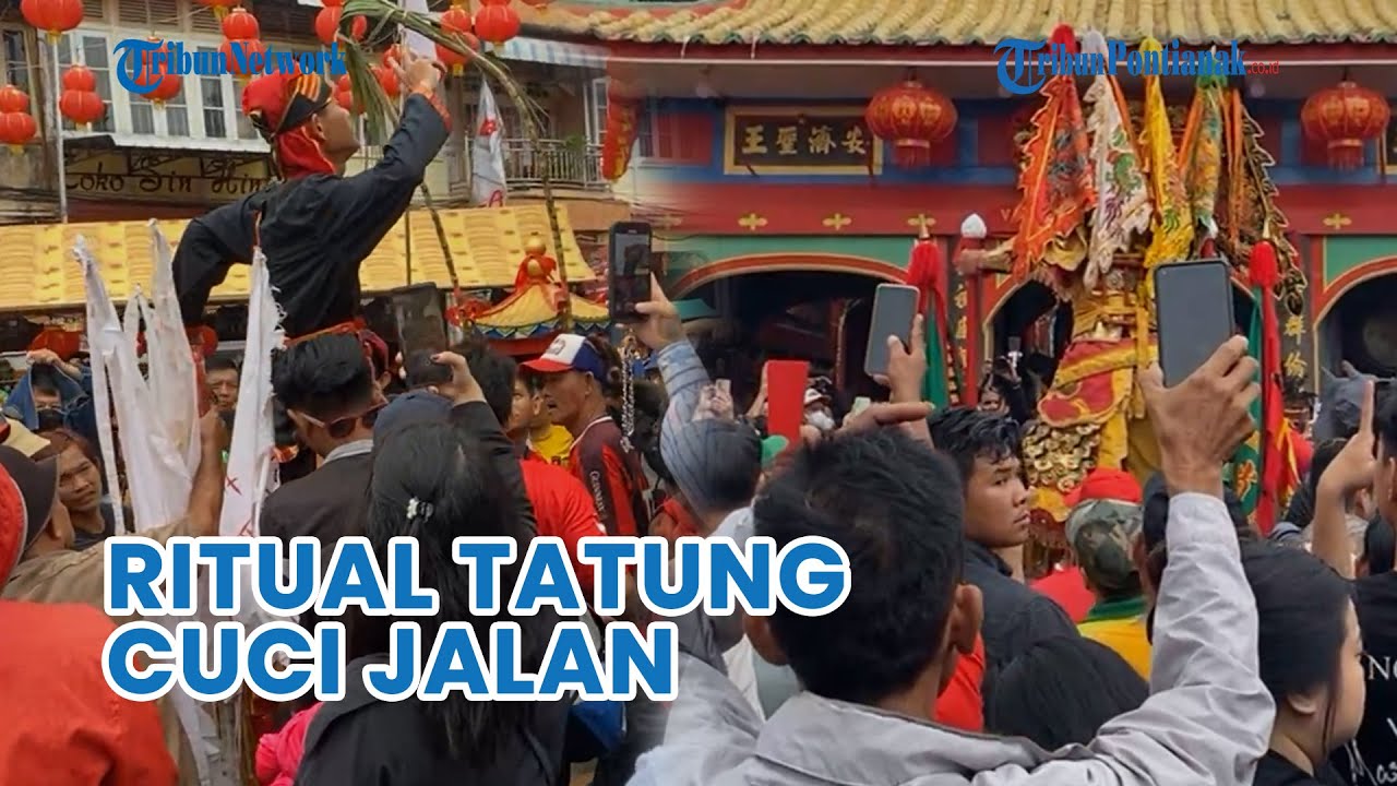 Ritual Tatung Cuci Jalan di Vihara Tri Dharma Bumi Raya Kota Singkawang