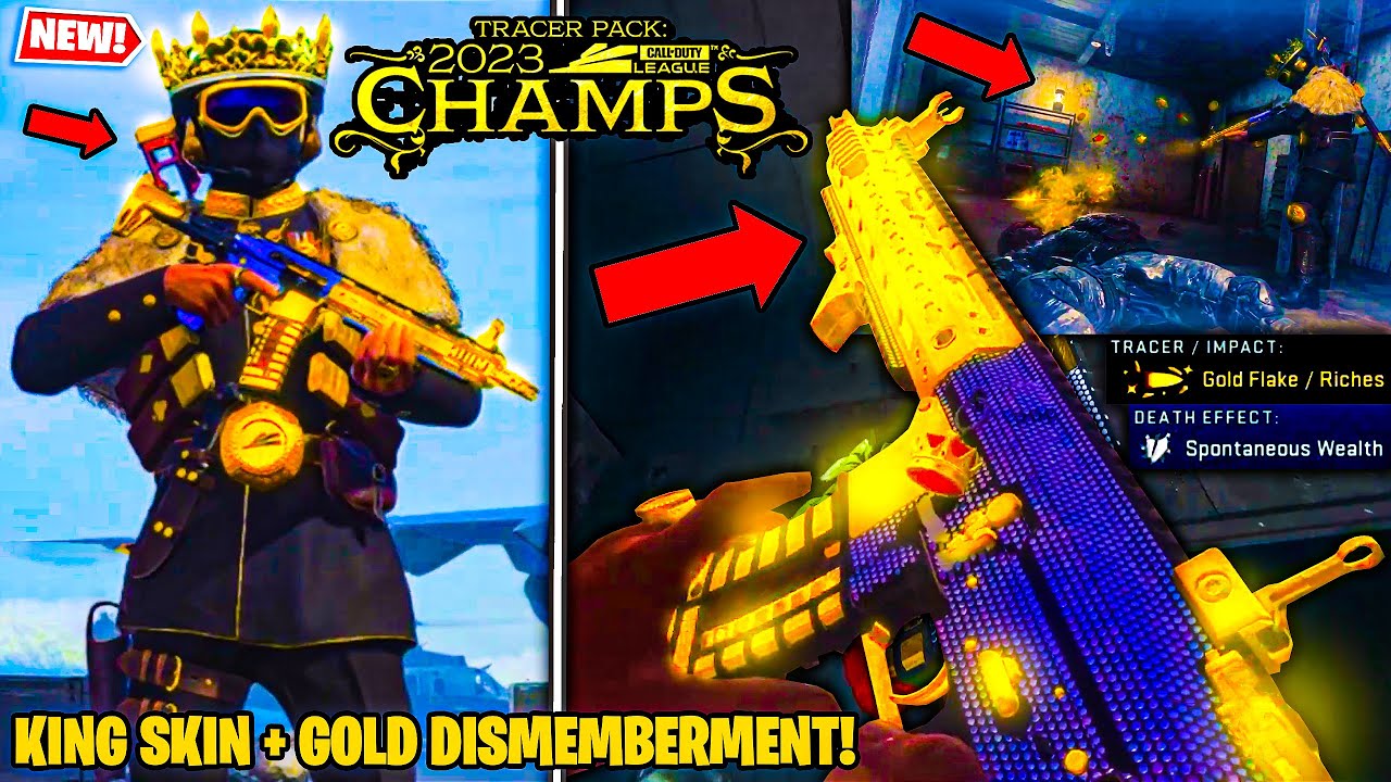 MW2 KING RICHES EFFECT 👑 NEW Tracer Pack CDL 2023 CHAMPS BUNDLE in WARZONE 2 (Diamonds M4 MW2 Store)