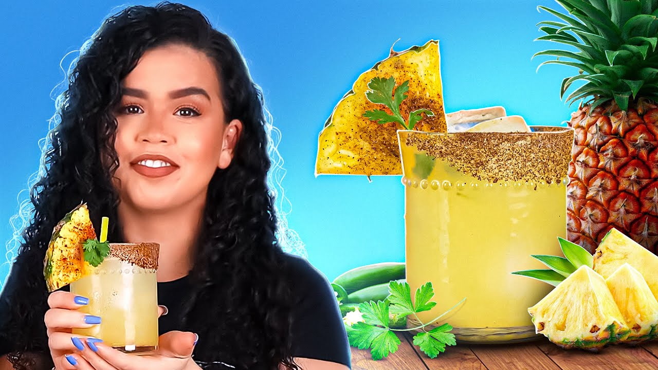 Spicy Pineapple & Cilantro Margarita | Best Margarita Recipe!