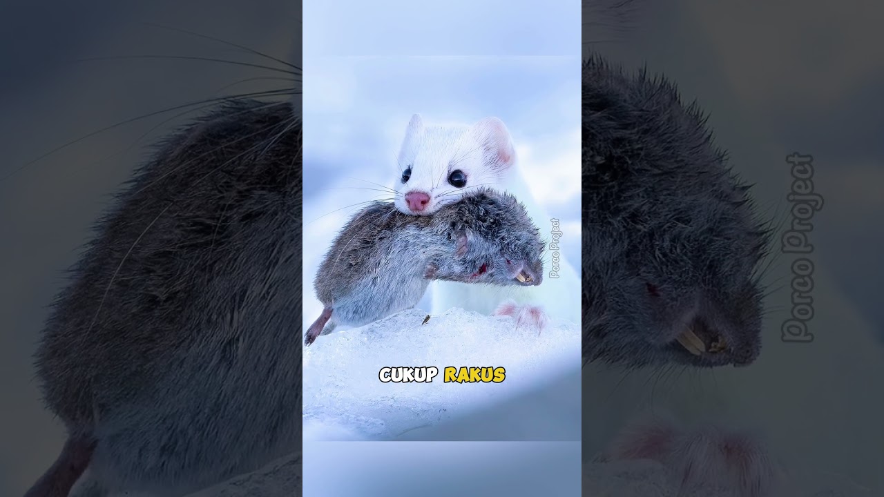 Ermine | Hewan imut yang ganas #shorts