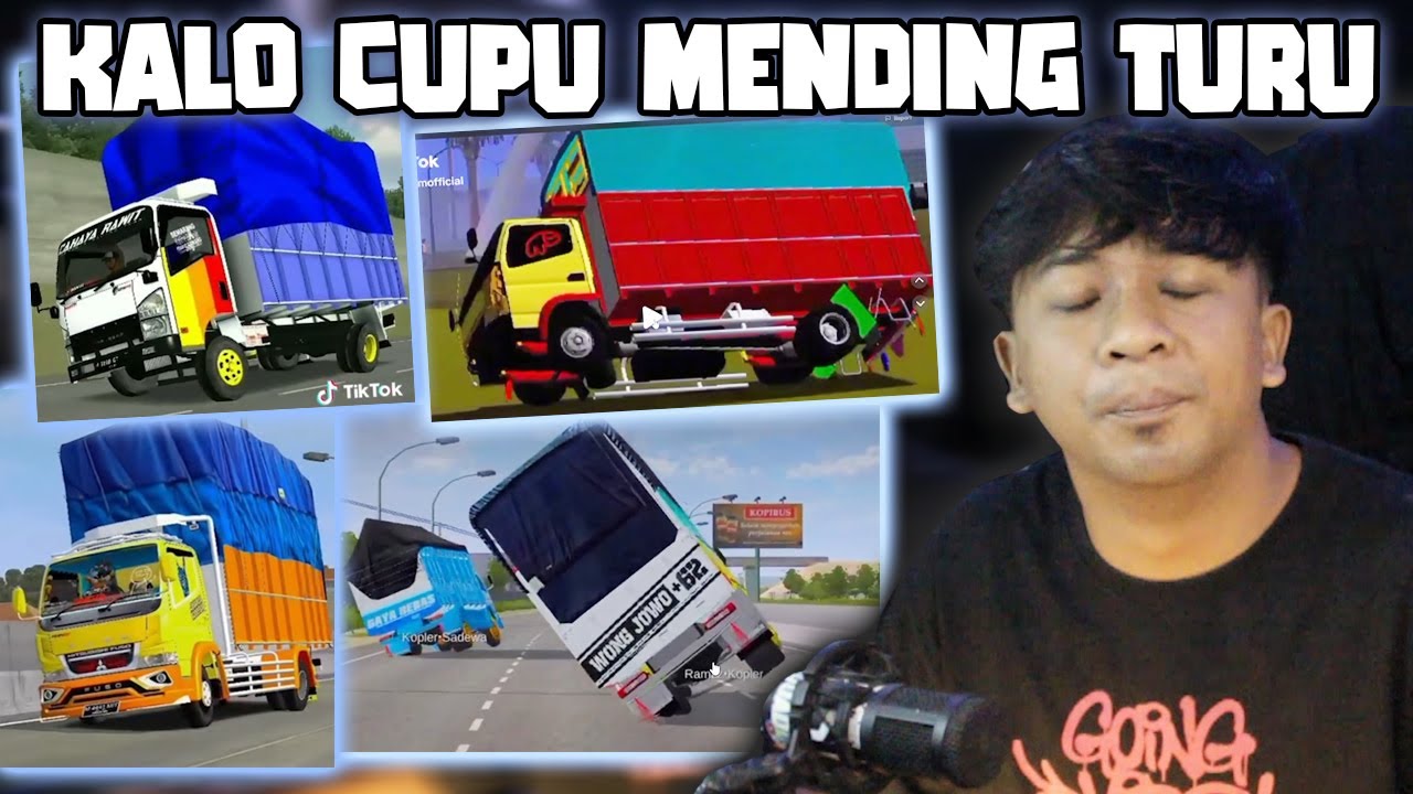 PERTAMA KALI REACTION TRUK OLENG BUSSID DI TIKTOK‼