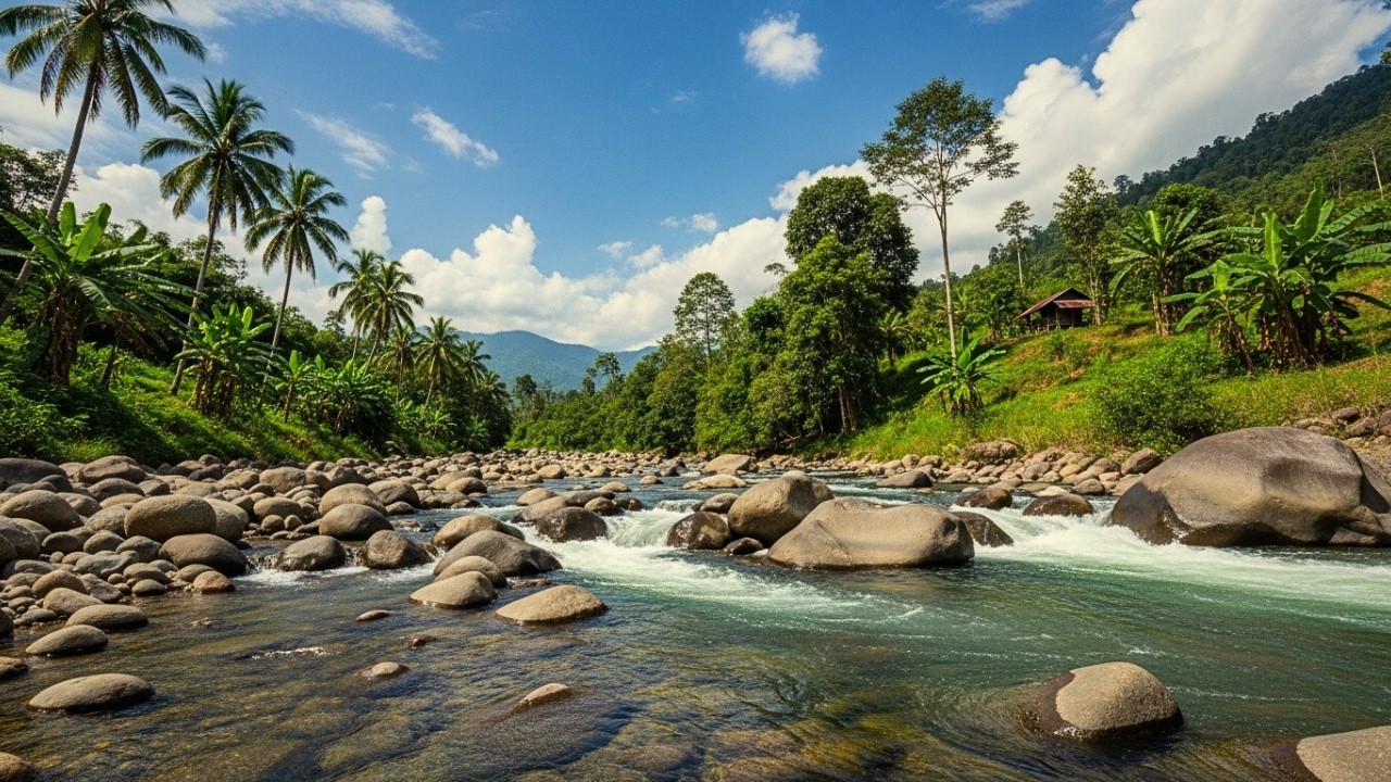 Deep Sleep in Minutes 💧 Calming Forest River Nature Sounds