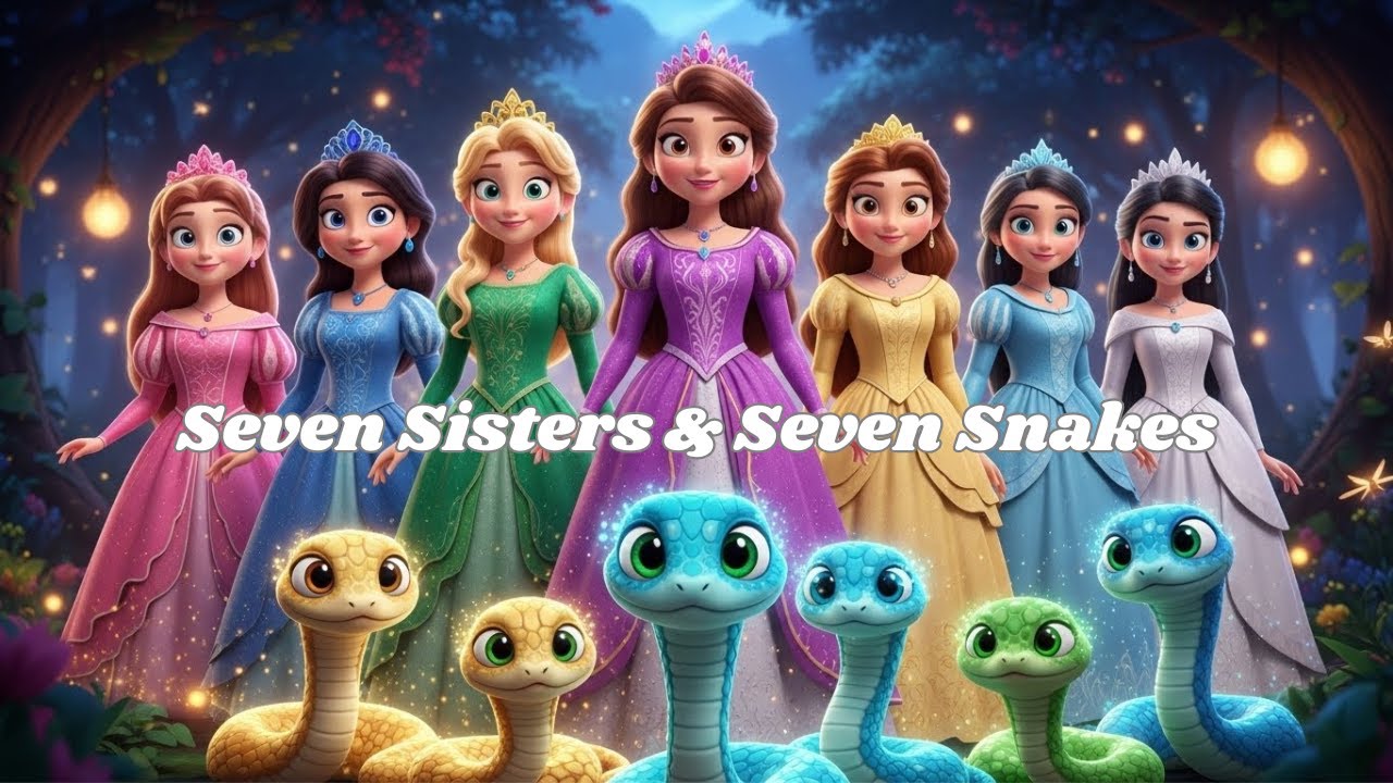 Seven Snakes & Seven Sisters | Urdu Stories | Hindi fairy tales | #urdustories #urdufairytales