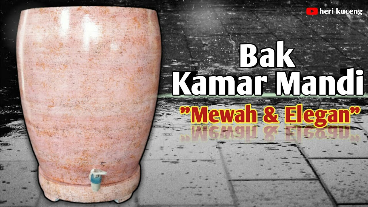 MEWAH DAN ELEGAN || MEMBUAT BAK KAMAR MANDI HANYA DARI BAHAN INI