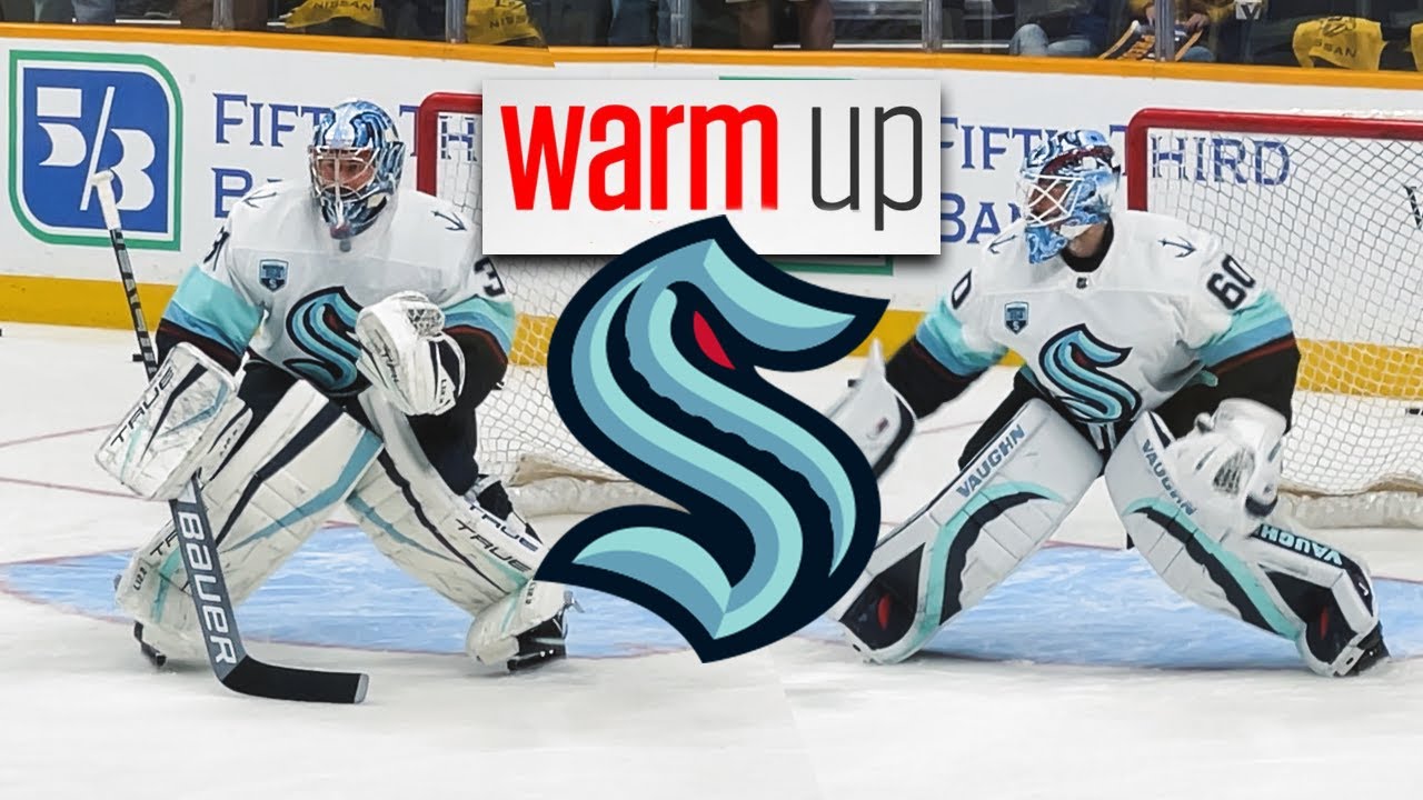 Warm Ups: Seattle Kraken Philipp Grubauer and Chris Driedger