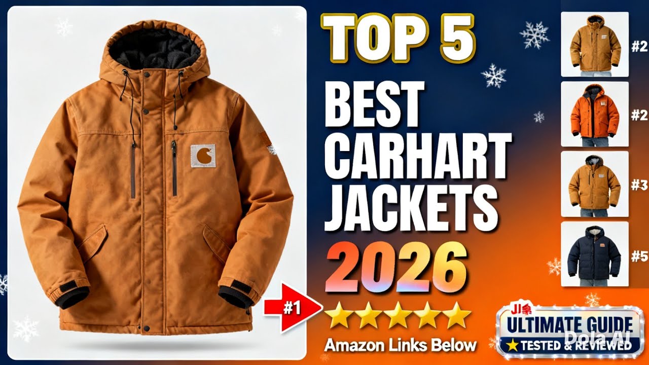 🔥 TOP 5 BEST CARHARTT JACKETS 2026 | Ultimate Buying Guide 🔥