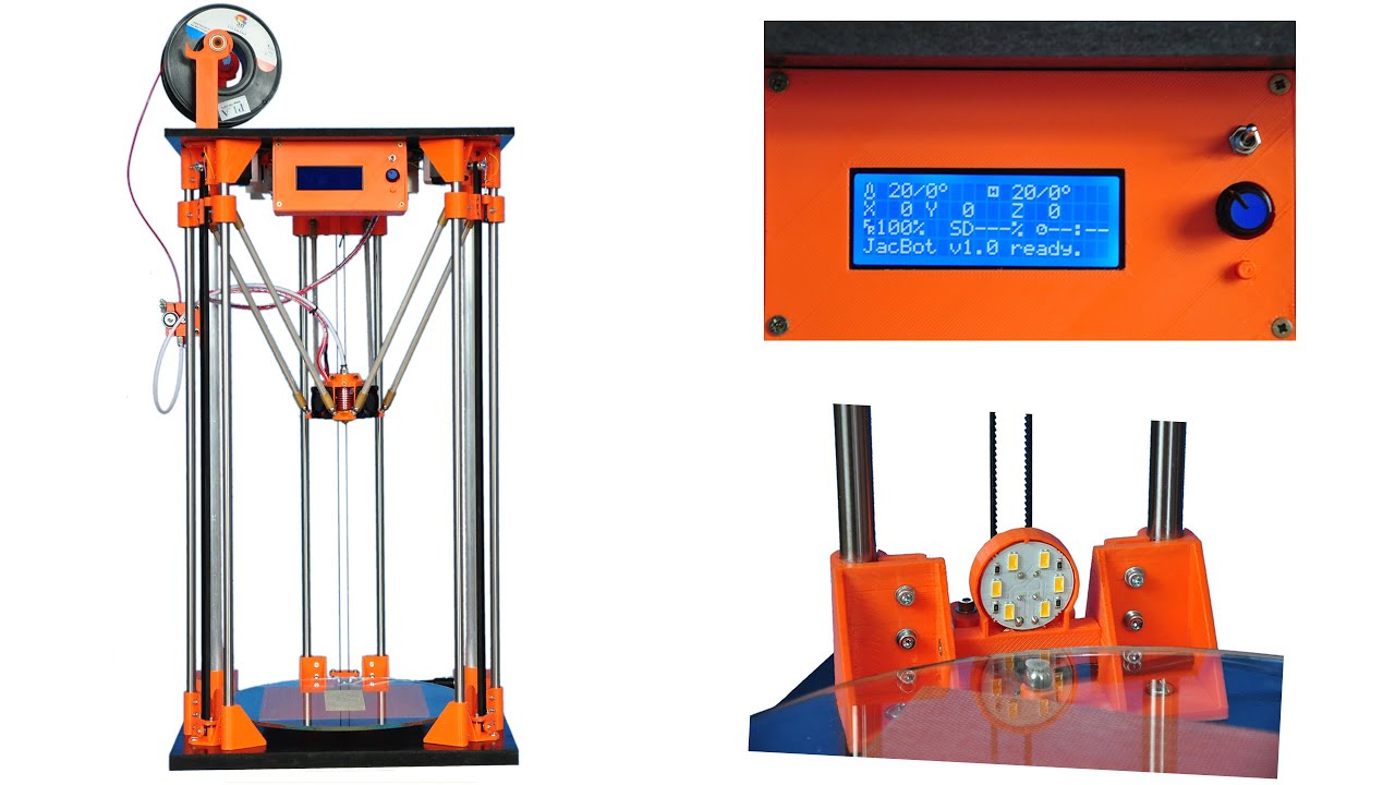 Drukarka 3D własnej konstrukcji. JacBot v1.0