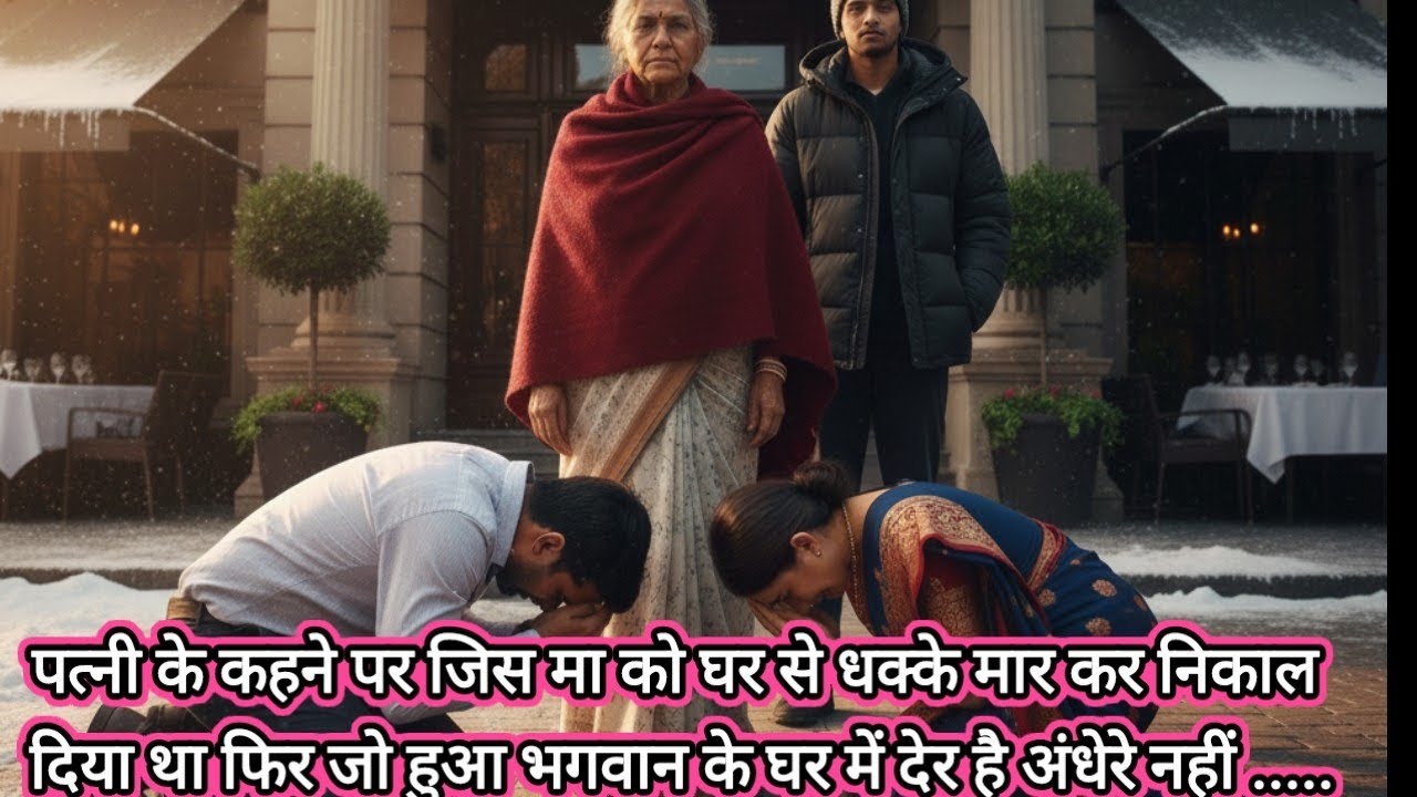 पत्नी के कहने पर जिस मां को घर से धक्के मार कर निकाल दिया था फिर जो हुआ भगवान के घर दे रहे हैं 