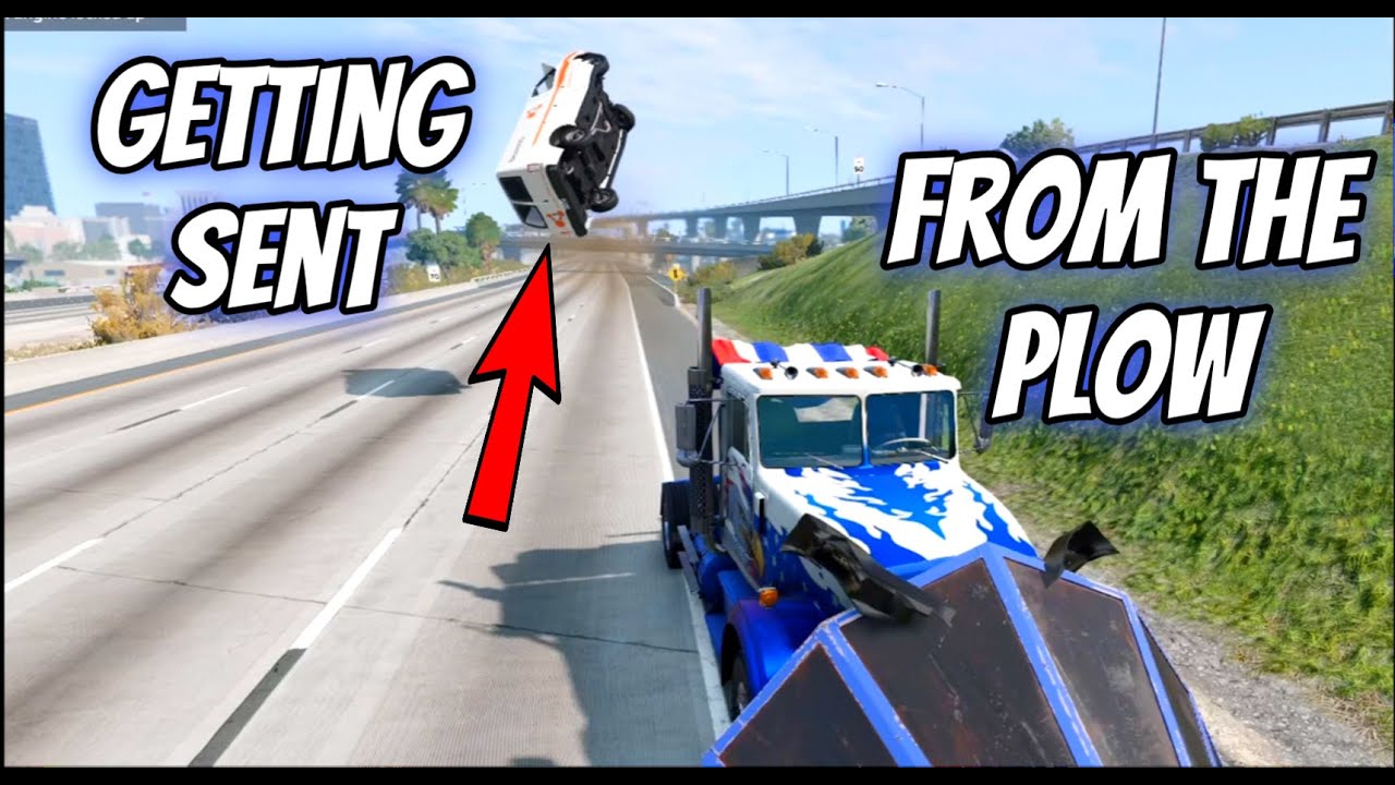 Exploring West Coast USA Map (Terrorizing The AI Traffic) - BeamNG.drive