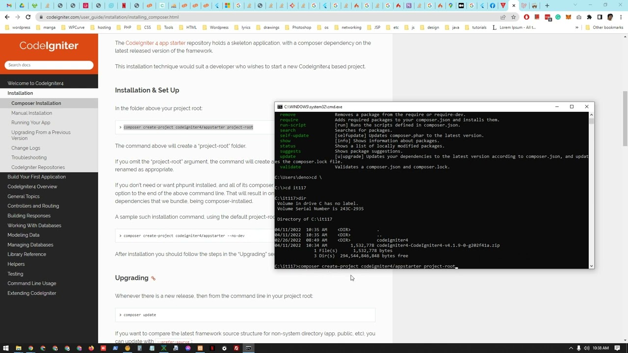 CodeIgniter - Installation and Setup