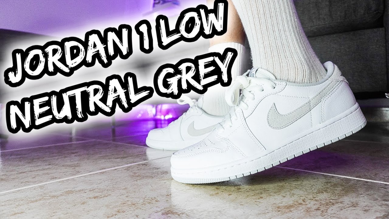 JORDAN 1 LOW NEUTRAL GREY😍ESTAS JORDAN 1 LOW SON FUEGO!😍