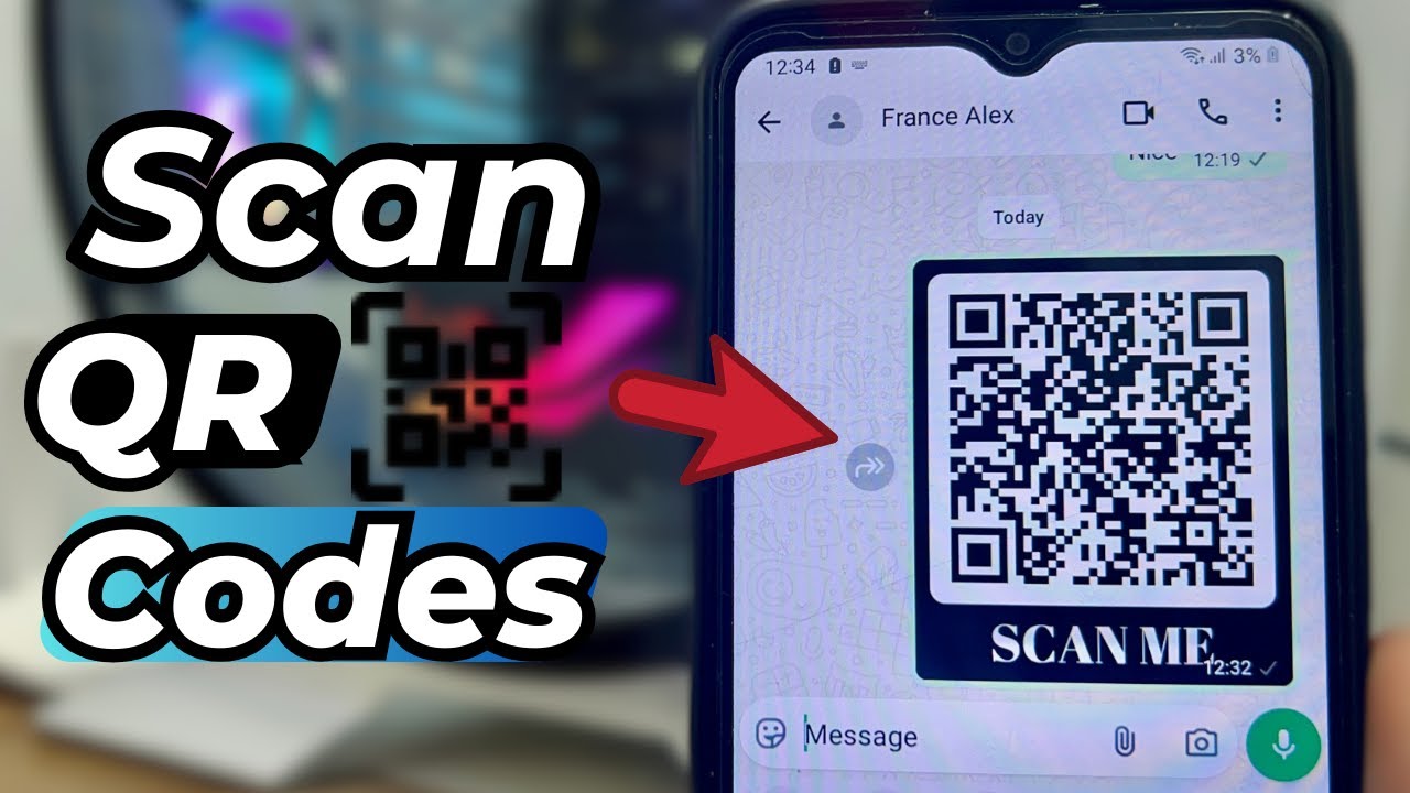 How to Scan QR Code Received on WhatsApp || QR Code Scanner