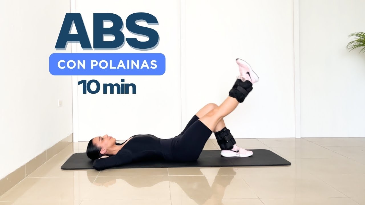Rutina con POLAINAS enfocada en ABDOMEN. 10 min. ABS + POLAINAS