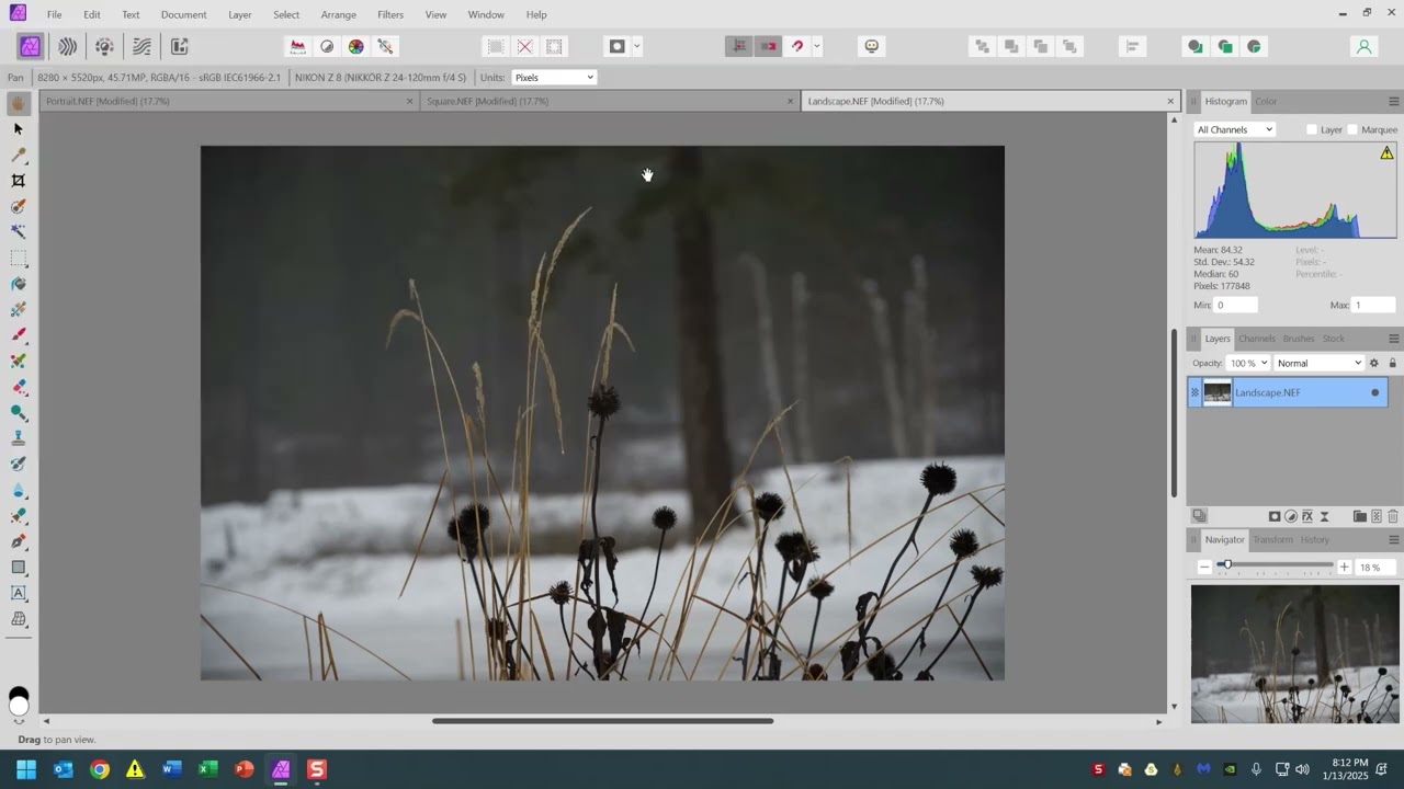 Export to JPG using Affinity Photo Ver 2.5.7
