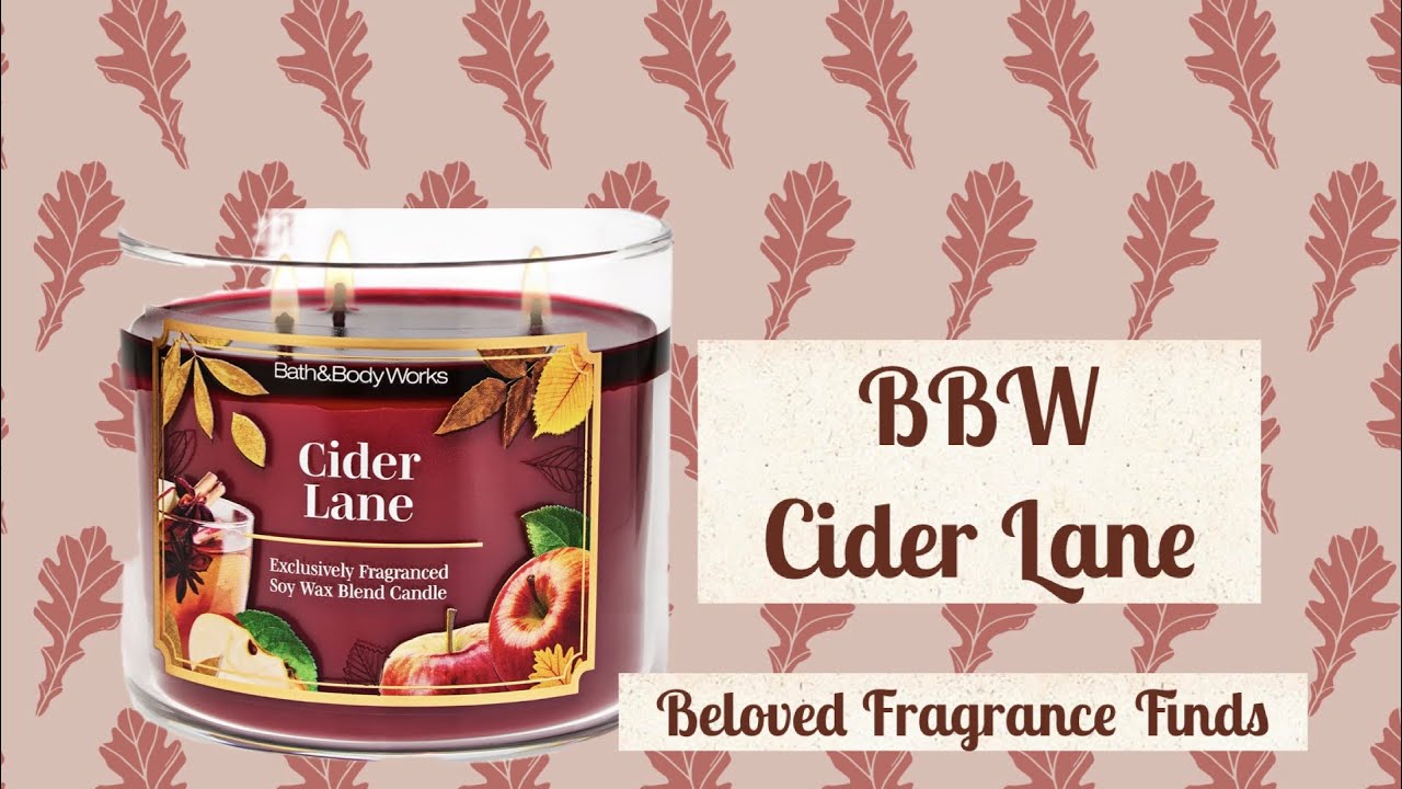 🍎 Bath & Body Works Cider Lane Candle Review | Cozy Caramel Apple Vibes 🍂🕯️