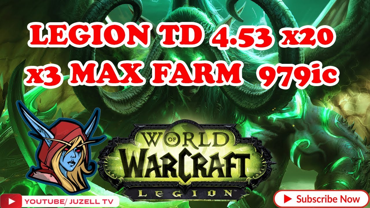 [LEGION TD MEGA 4.53] -prac 979/ x3 max farm