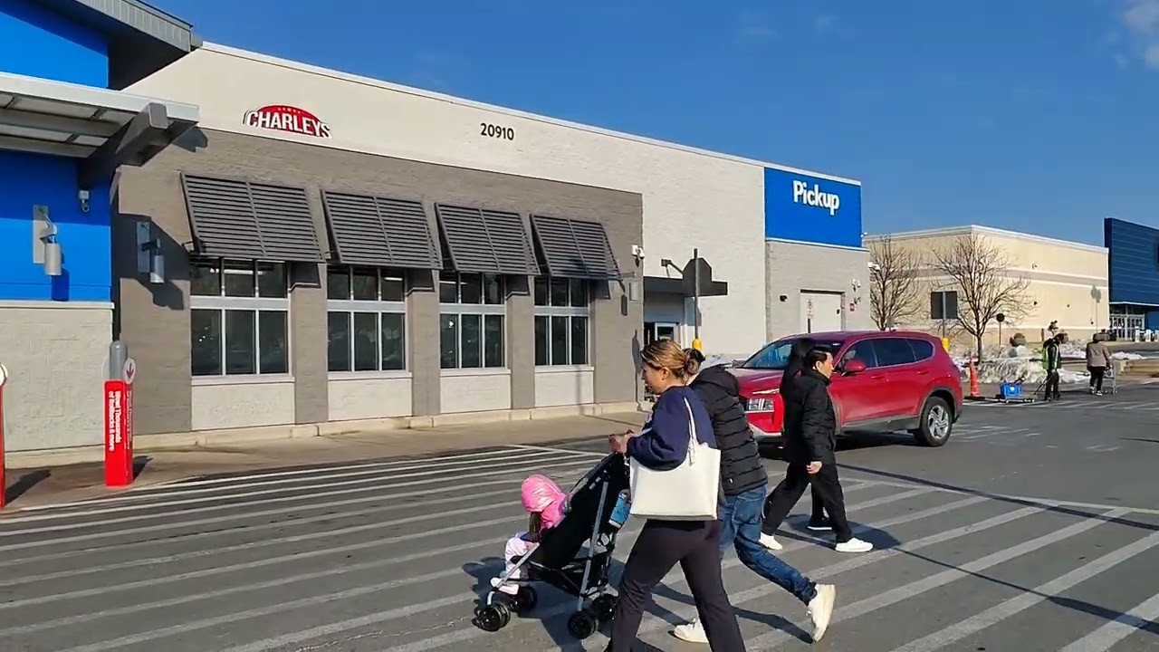 Walmart supercenter external view in Germantown, Maryland, USA 