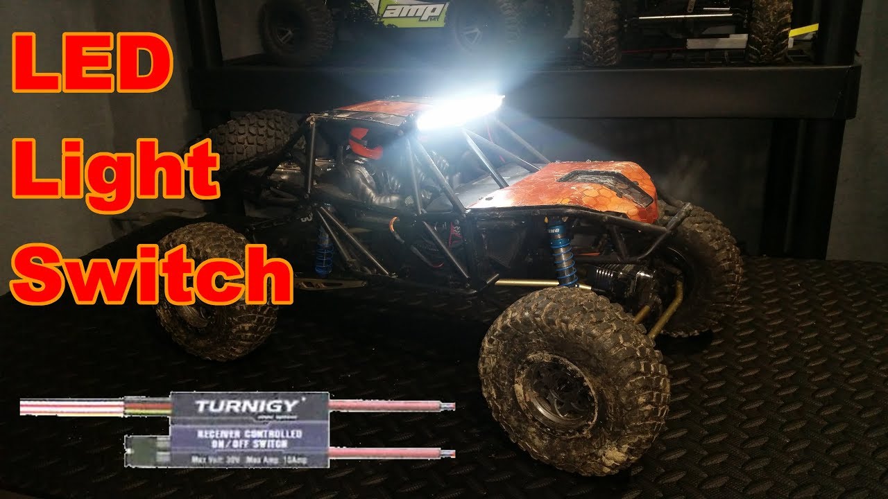 How To: Use your RC Controller to turn your high power LED light bar on and off