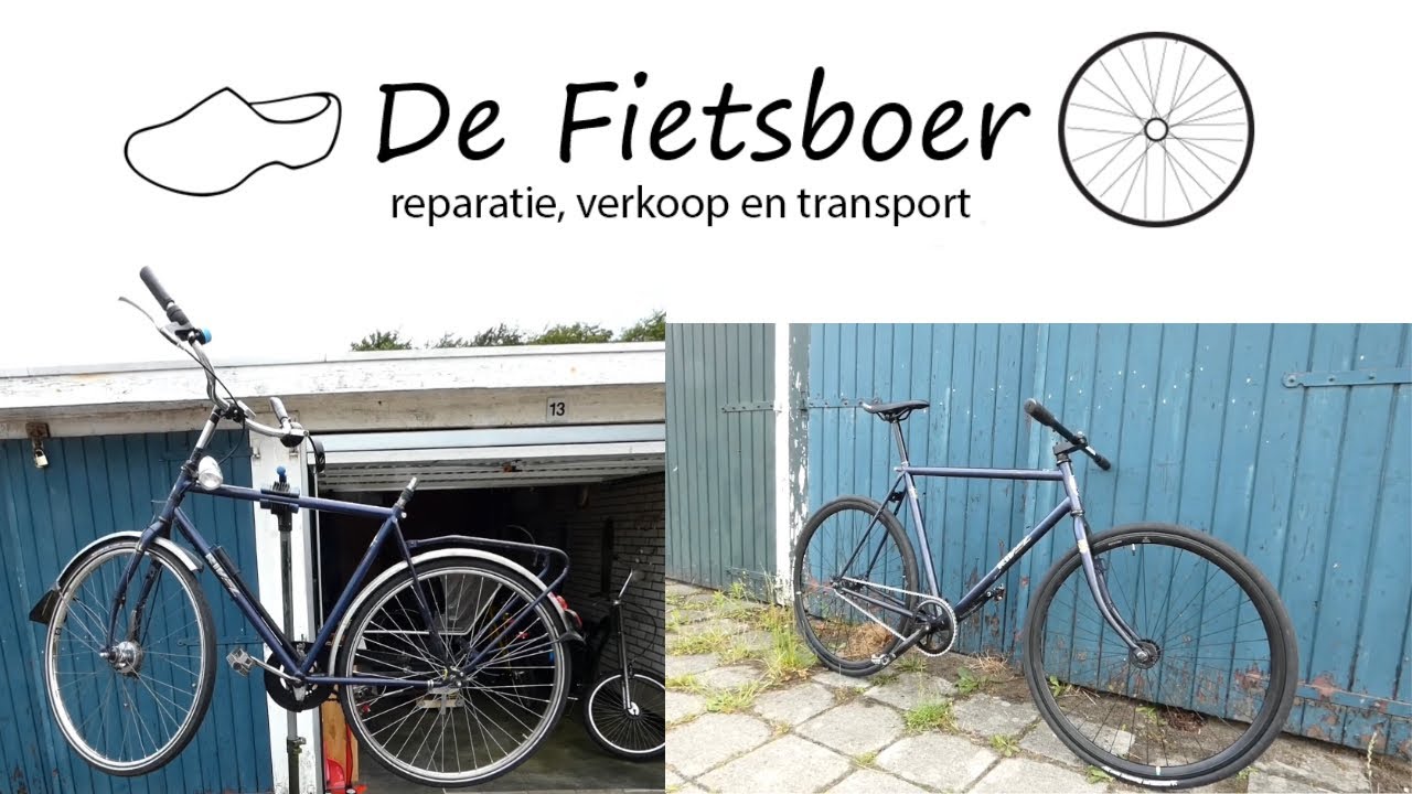 fiets opknappen/opknapper naar fixie/fixedgear bike | De Fietsboer