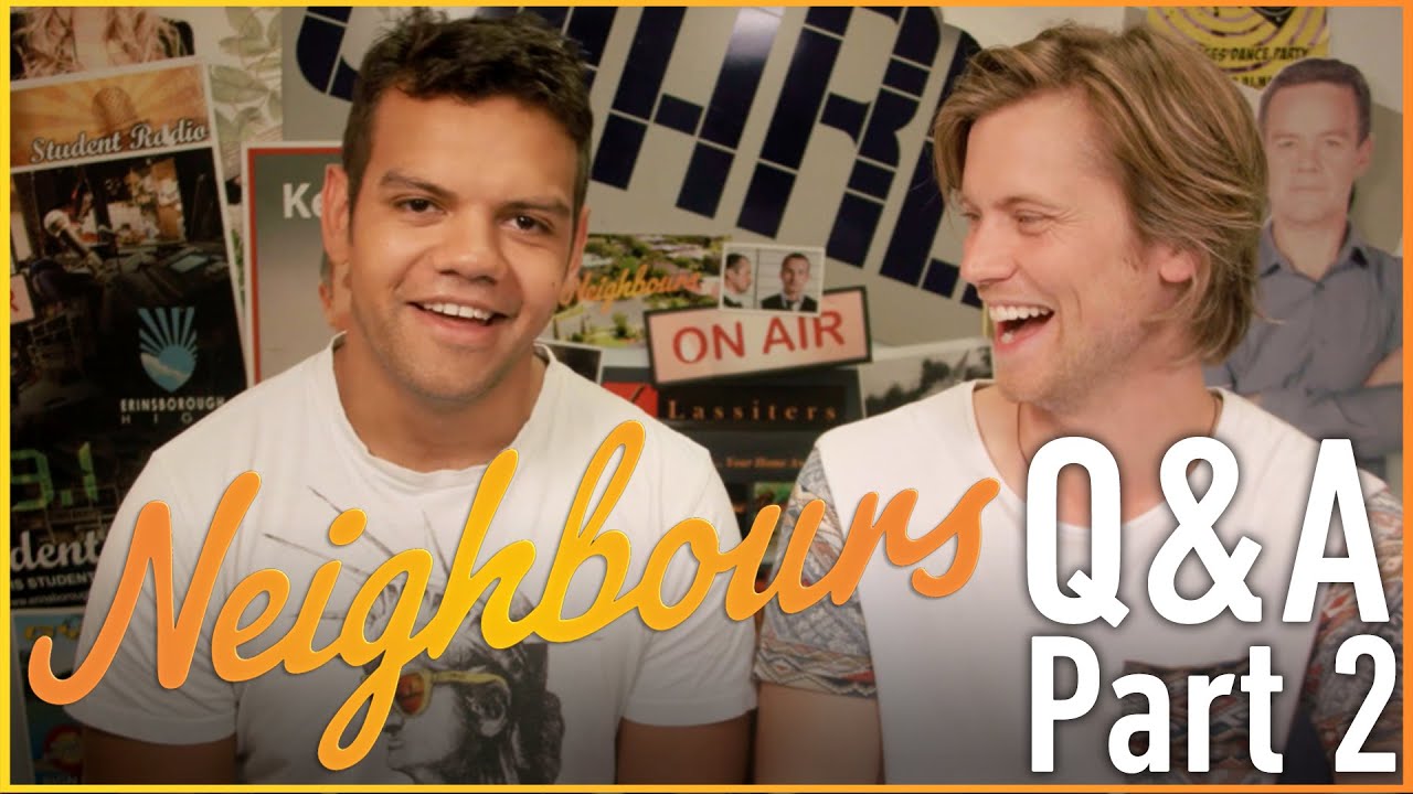 Neighbours Q&A - Meyne Wyatt (Nate Kinski) & Tim Phillipps (Daniel Robinson) - Part 2