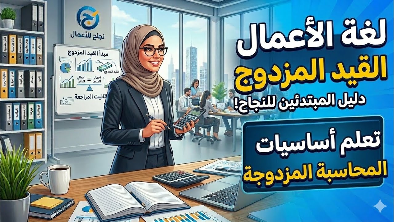 المحاسبة | لماذا الكفة دائماً متساوية؟ سر التوازن في القيد المزدوج.