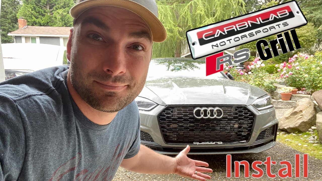 Как установить решетку CarbnLab RS на ваш Audi B9 S5