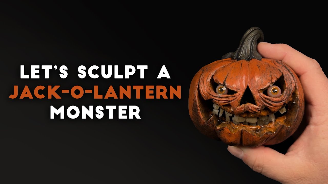 Let's Sculpt a Jack-O-Lantern Monster
