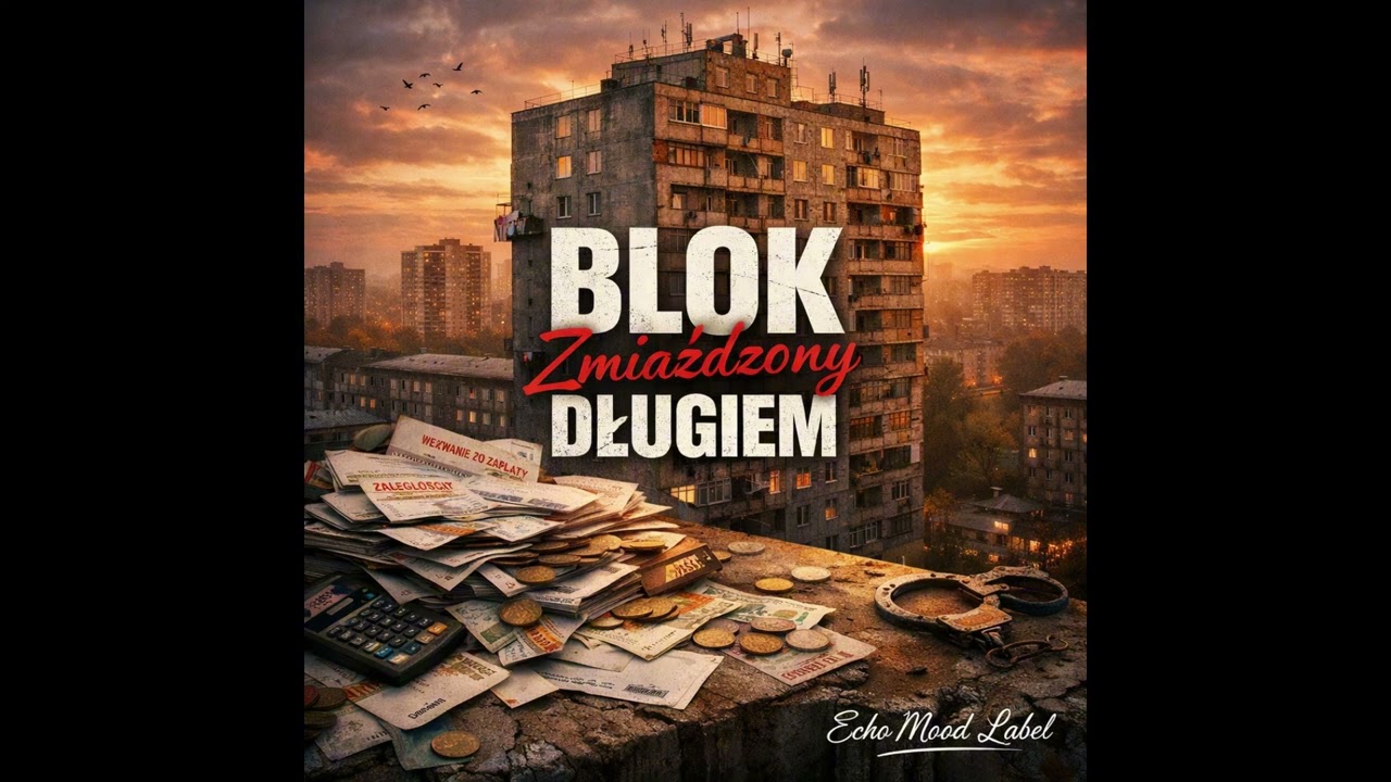Echo Mood Label -Blok Zmiażdżony Długiem 