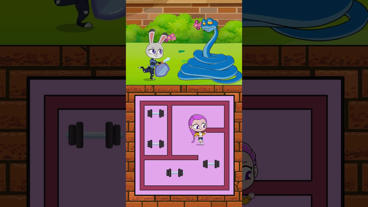 POV Perfect Maze Challenge: Help Rumi, Mira and Jinu support Judy to Defeat Gary De&rsquo;Snake🎵👰