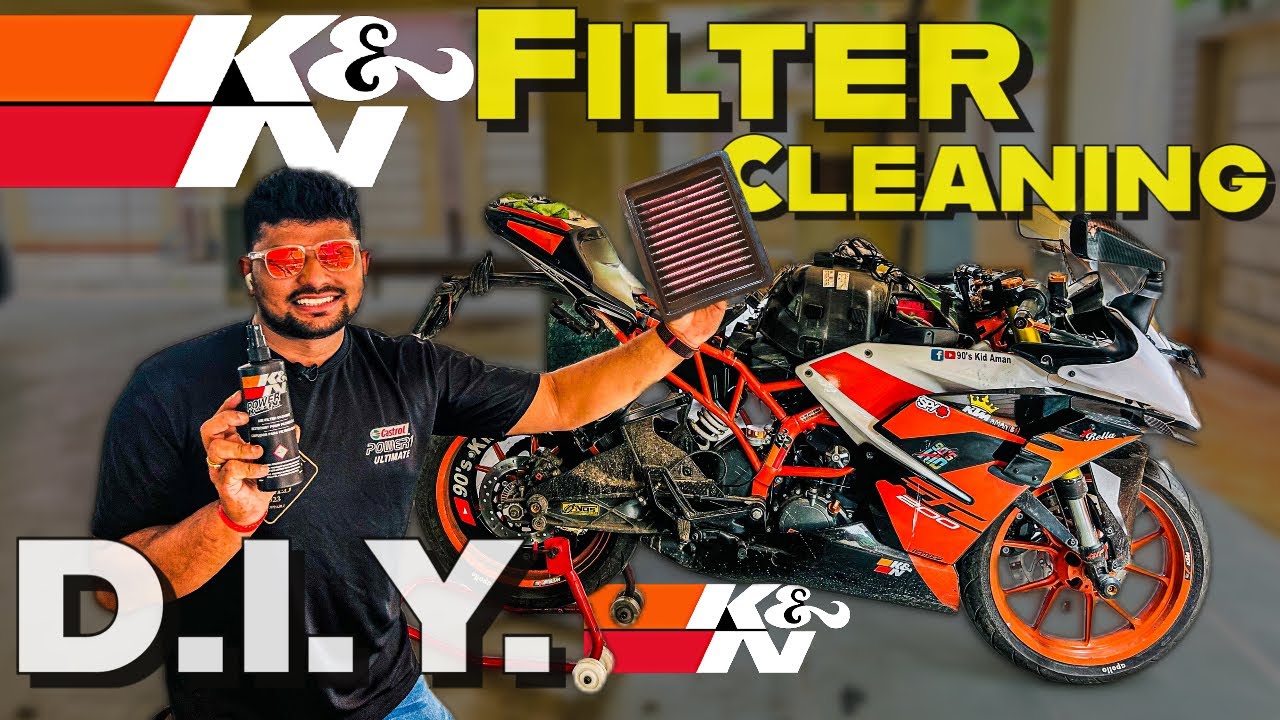 How to clean K&N air filter at home with K&N cleaner kit 💯