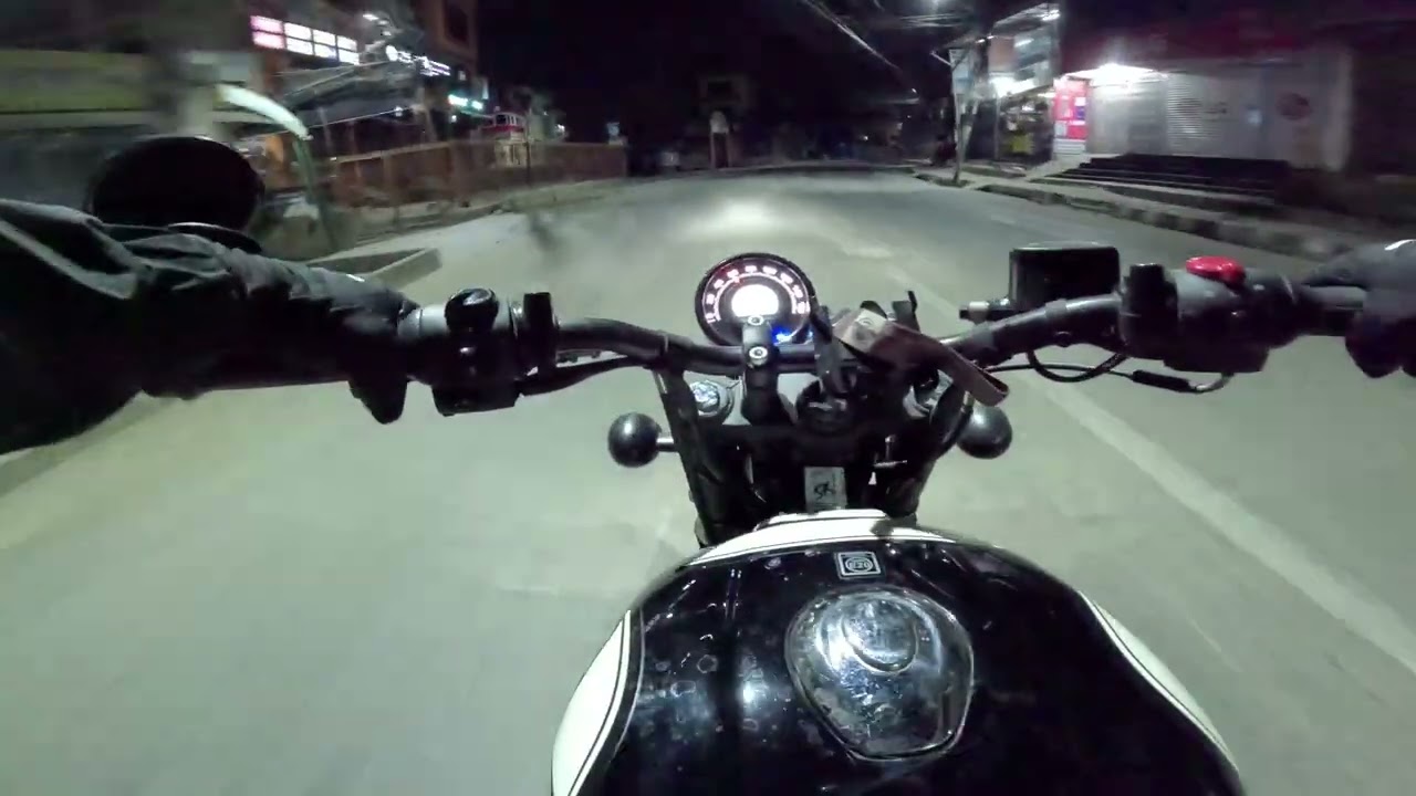 LATE NIGHT RIDE ON MY HUNTER 350 | KATHMANDU | RIDE AROUND THE BLOCK | HUNTER 2025 | RAW FOOTAGE |