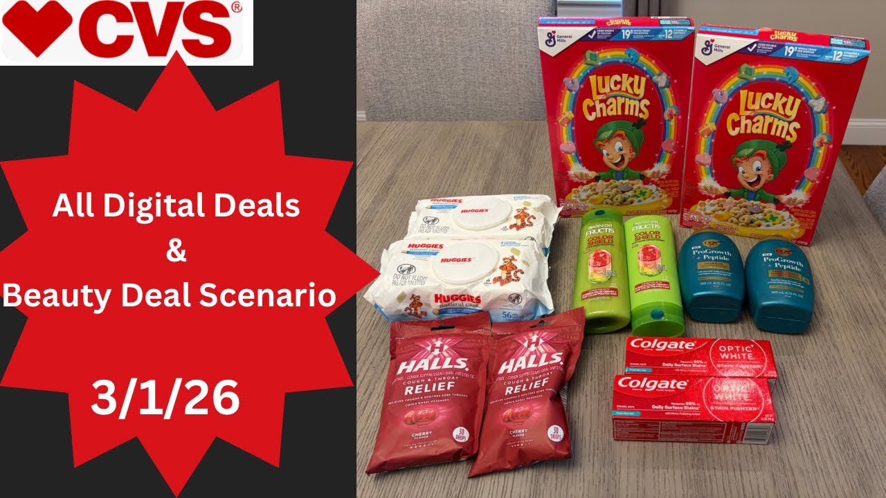 Еженедельные цифровые предложения CVS от 01.03.2026 #cvsdeals