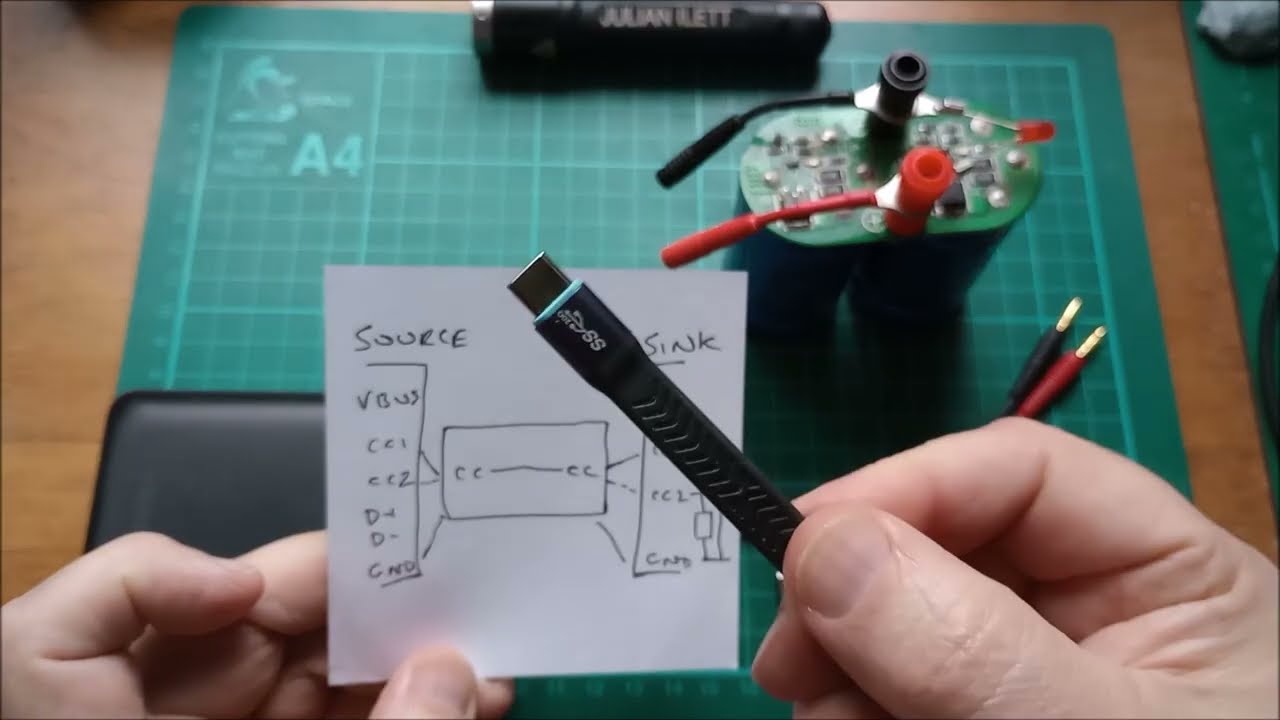USB Type-C - Зарядка суперконденсаторов