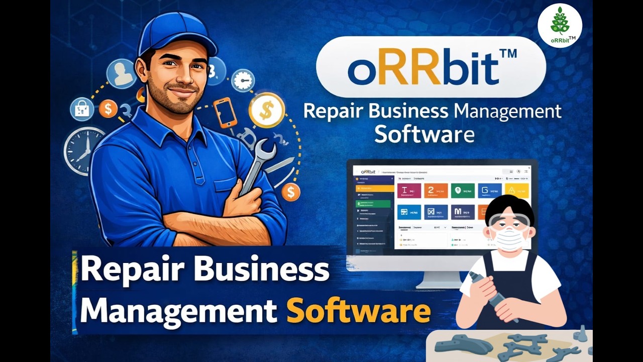 oRRbit Best Repair Shop Management Software 2026 (Billing + Stock + GST)