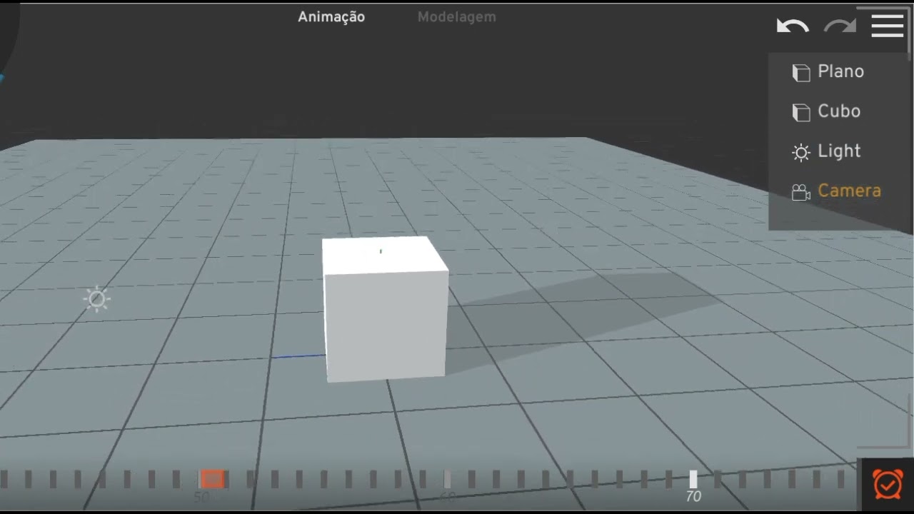 Como fazer o movimento da câmera no prisma 3D?